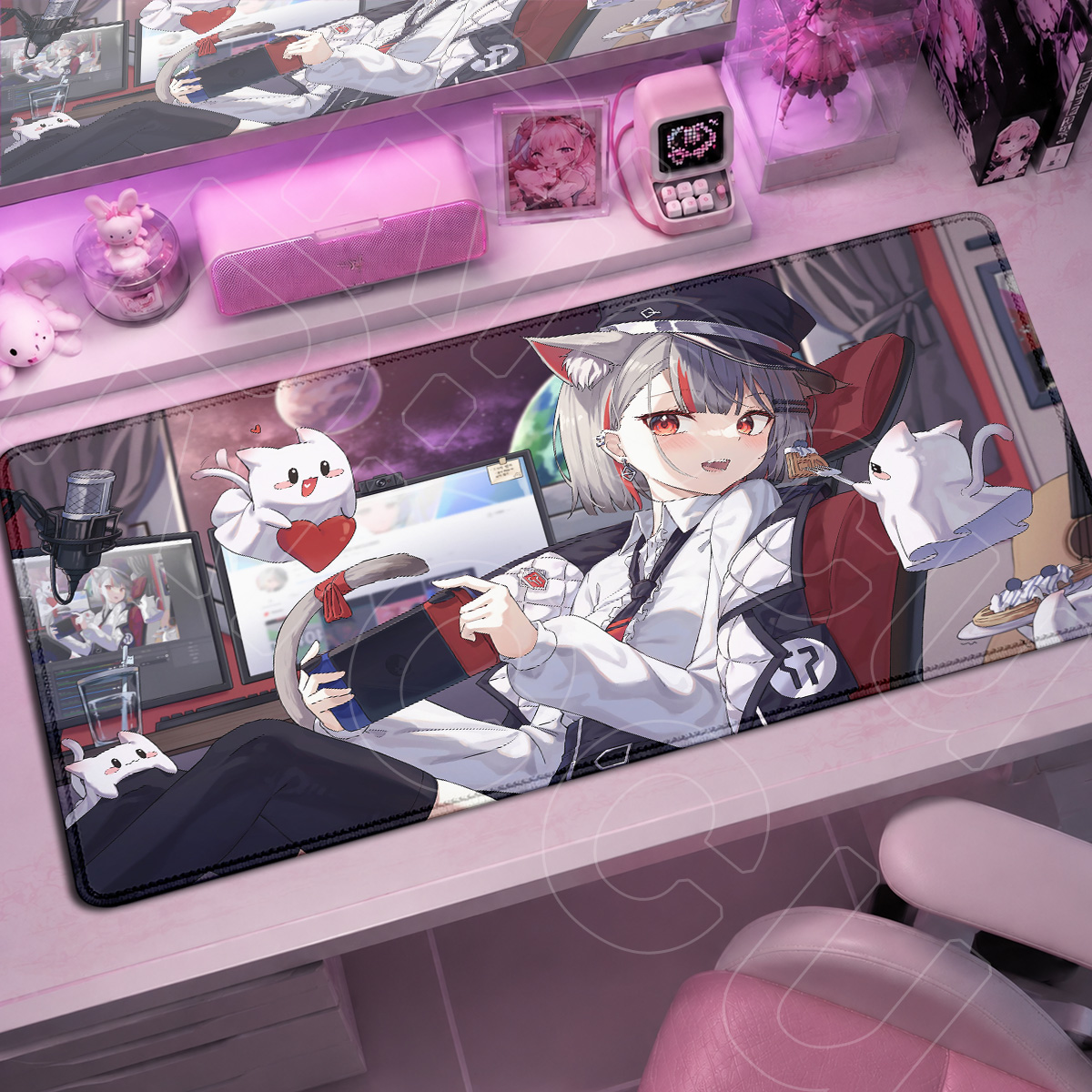 Pc Gaming Kawaii - Kawaii Girl Neneko Mashiro StelLive Anime
