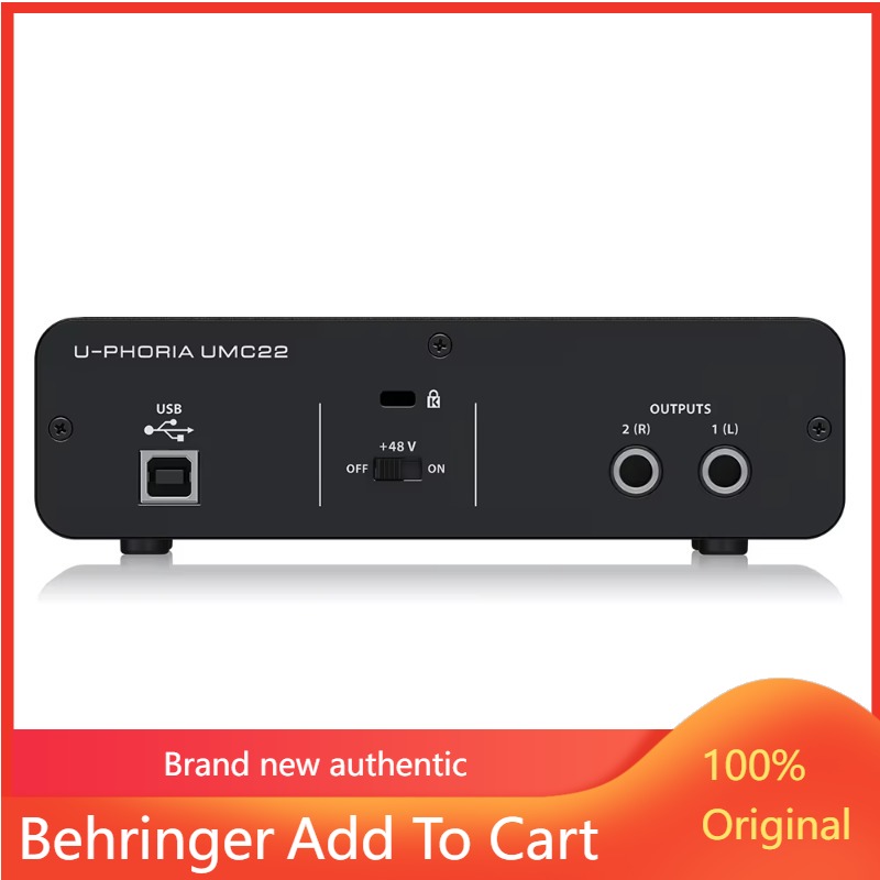Behringer UMC22 Sound Card 2-C - Sound Card Usb recension och pris