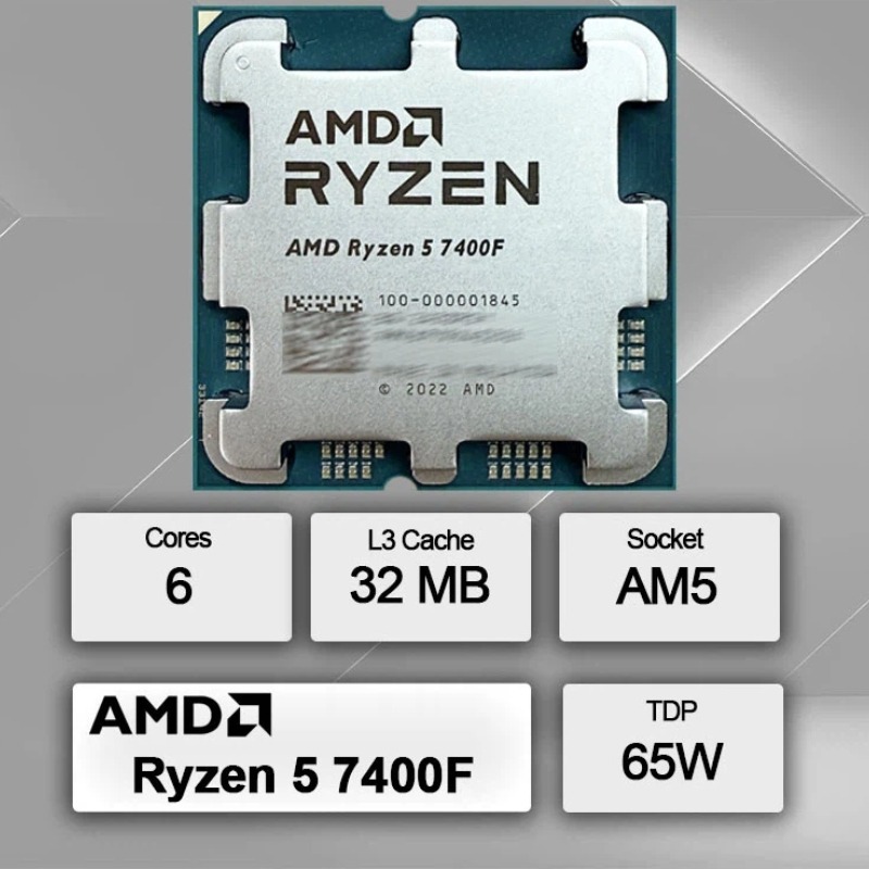 R5 7400F Gaming CPU for RGB Bu - Pc Gaming Ddr5 recension och pris
