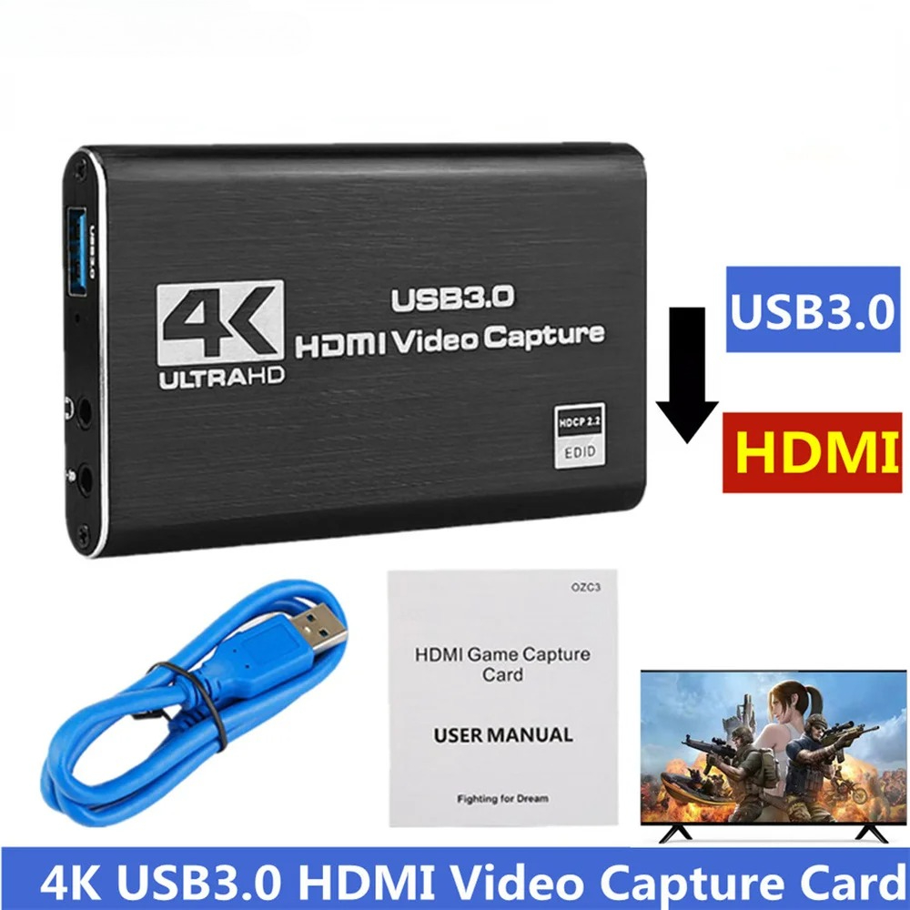 4K USB 3.0 Video Capture Card  - Sound Card Usb recension och pris