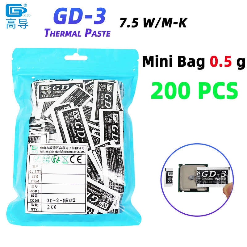 Net Weight 0.5 Gram 200 PCS Gr - Thermal Paste recension och pris
