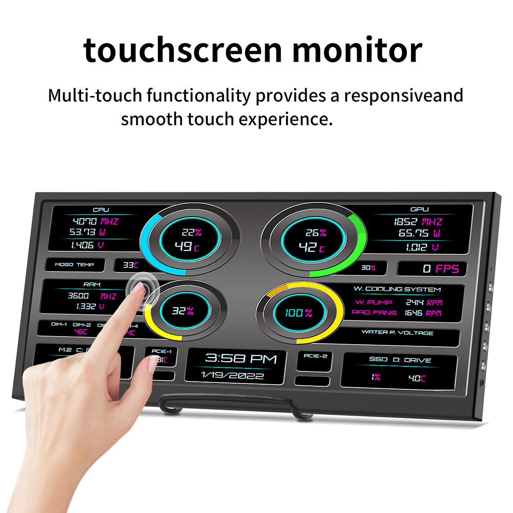 12.3 Inch TouchScreen Monitor  - Pc Zotac Gaming recension och pris