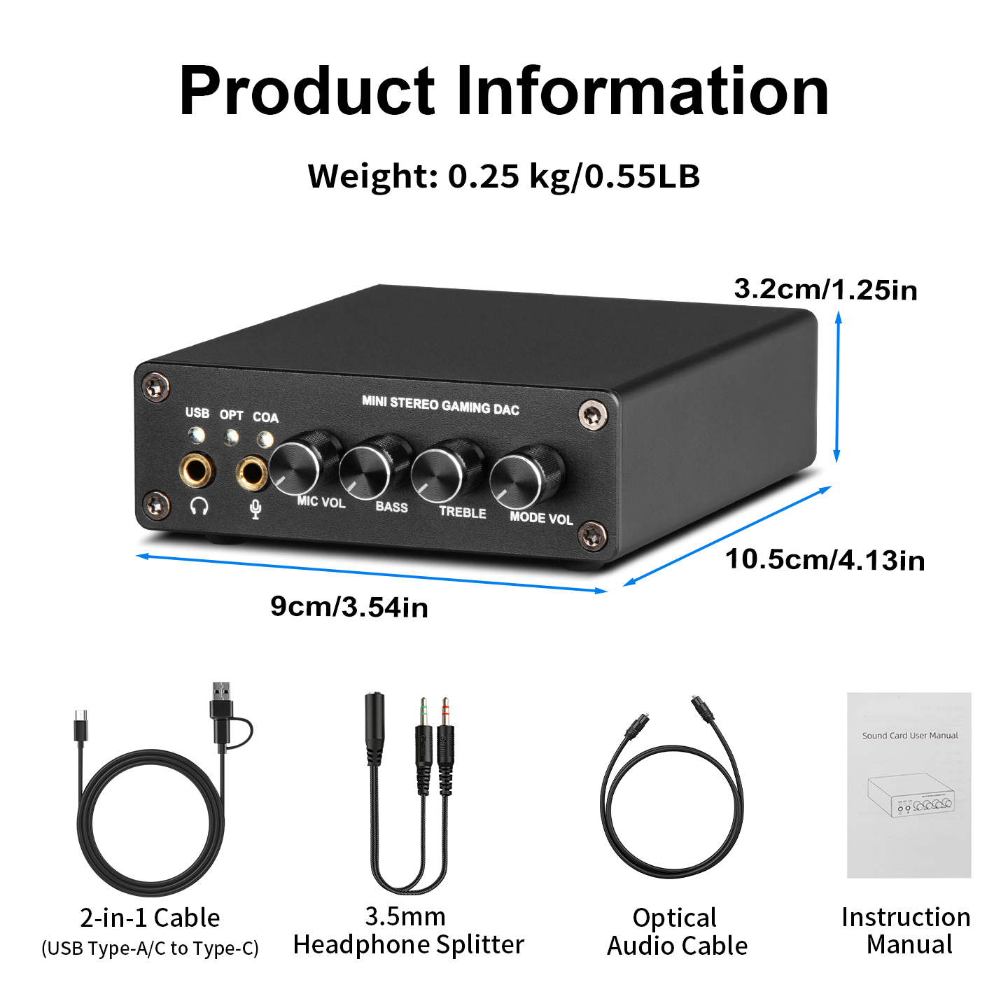 H1 AUX Stereo Audio Adapter24b - Sound Card Usb recension och pris