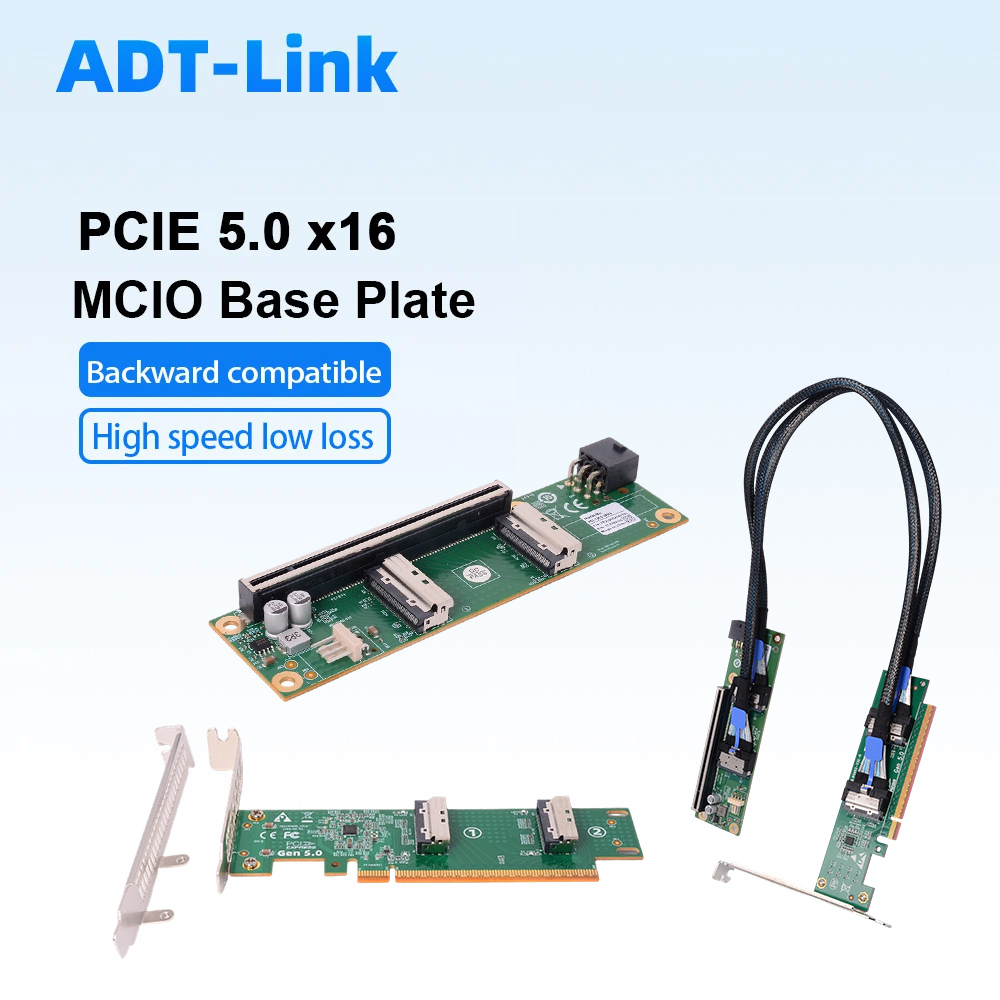 ADT-Link PCIe 5.0 X16 To MCIO  - Gpu Vertical Mount recension och pris