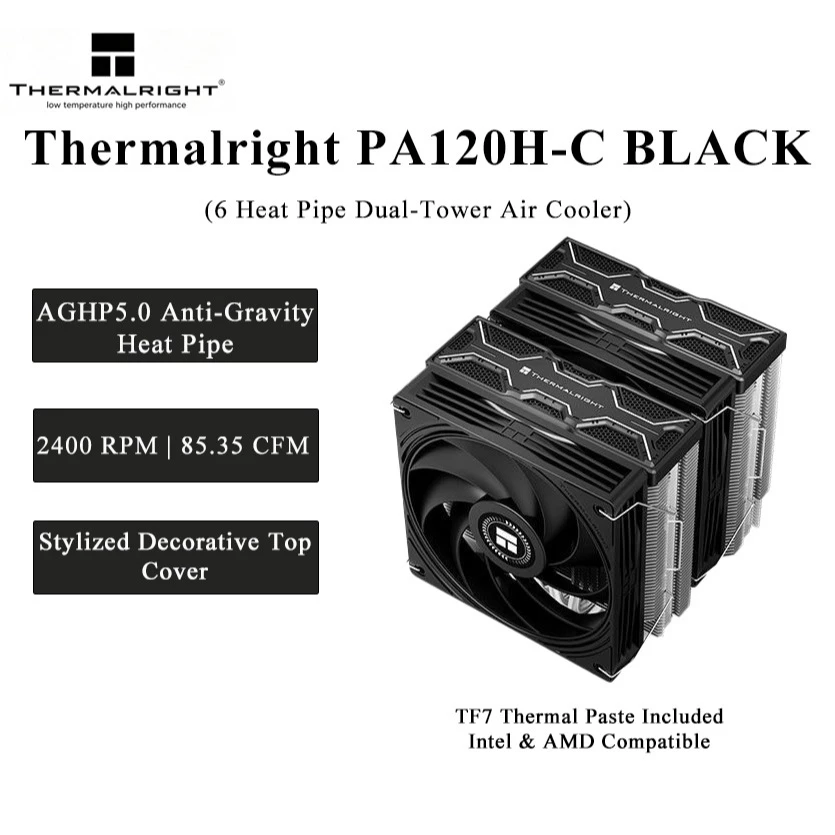 Thermalright PA120H‑C BLACK Du - Thermal Paste recension och pris