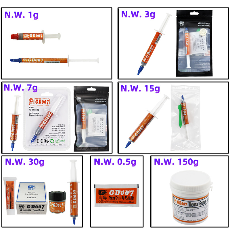 GD007 Thermal Grease Paste Pla - Thermal Paste recension och pris