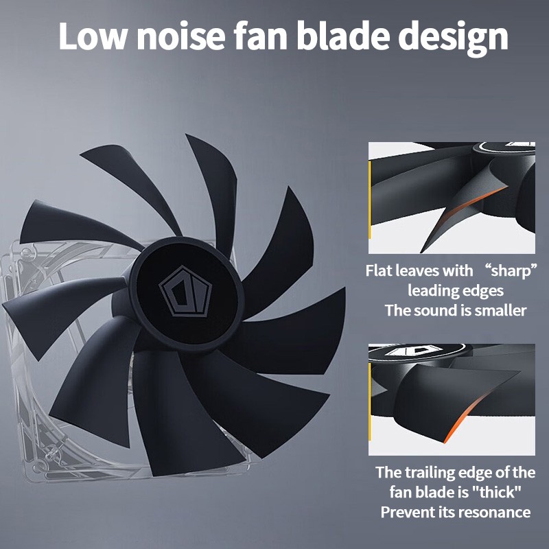 ID-COOLING XF-120-K Simplicity - Pc Gaming Aesthetic recension och pris