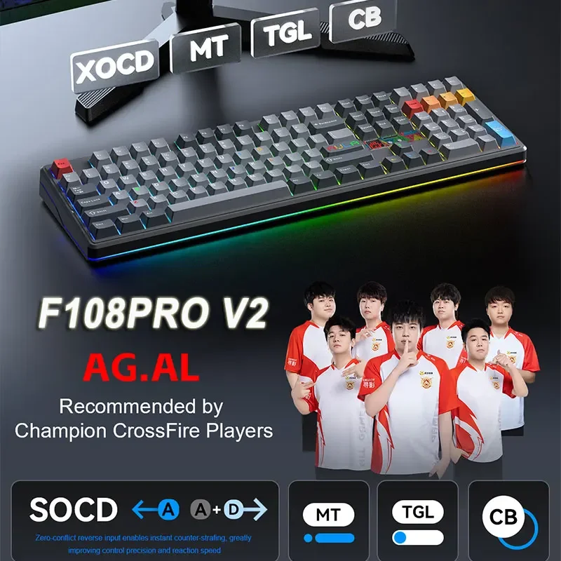 AULA F108 Pro V2 Mechanical Ke - Pc Gaming Uk recension och pris