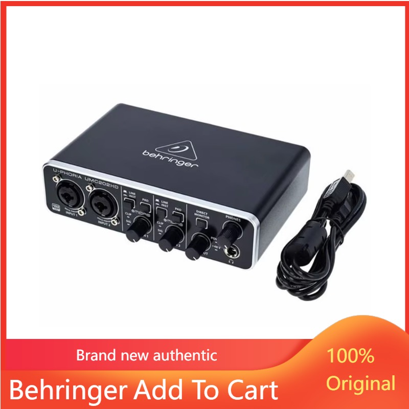 2026 Behringer U-Phoria UMC202 - Sound Card Usb recension och pris